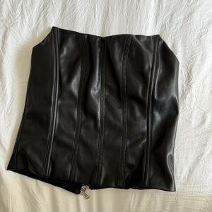 BLACK SUPERDOWN CORSET